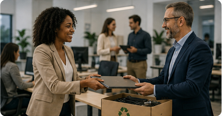 Entreprise et don de matériel